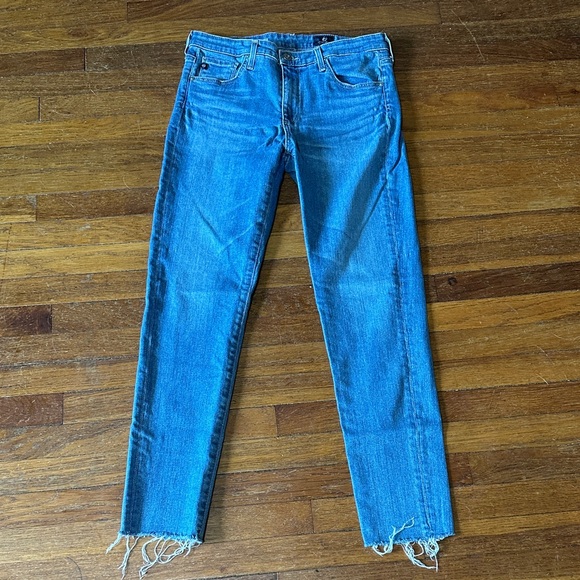 Ag Adriano Goldschmied Stevie Ankle Denim Jeans, 29R - Picture 1 of 6